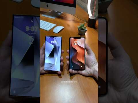 Galaxy S24 Ultra vs iPhone: Face ID Speed Test