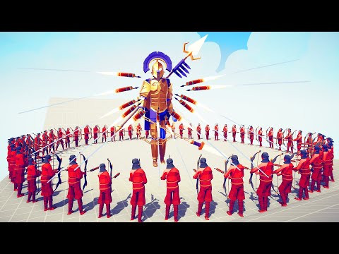 100x FIREWORK ARCHERS VS EVERY UNIT - CIRCLE #9 | TABS - Totally Accurate Battle Simulator