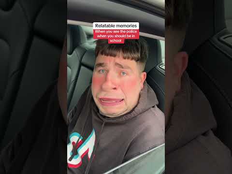 When you see the police when you should be in school 😂#shorts