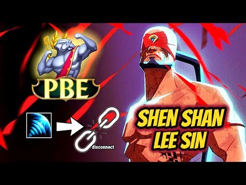 THIS FAST LEE SIN MAKES THE URF ON PBE SERVER LAGGING - ShenShan LEE SIN - Leageue of Legends