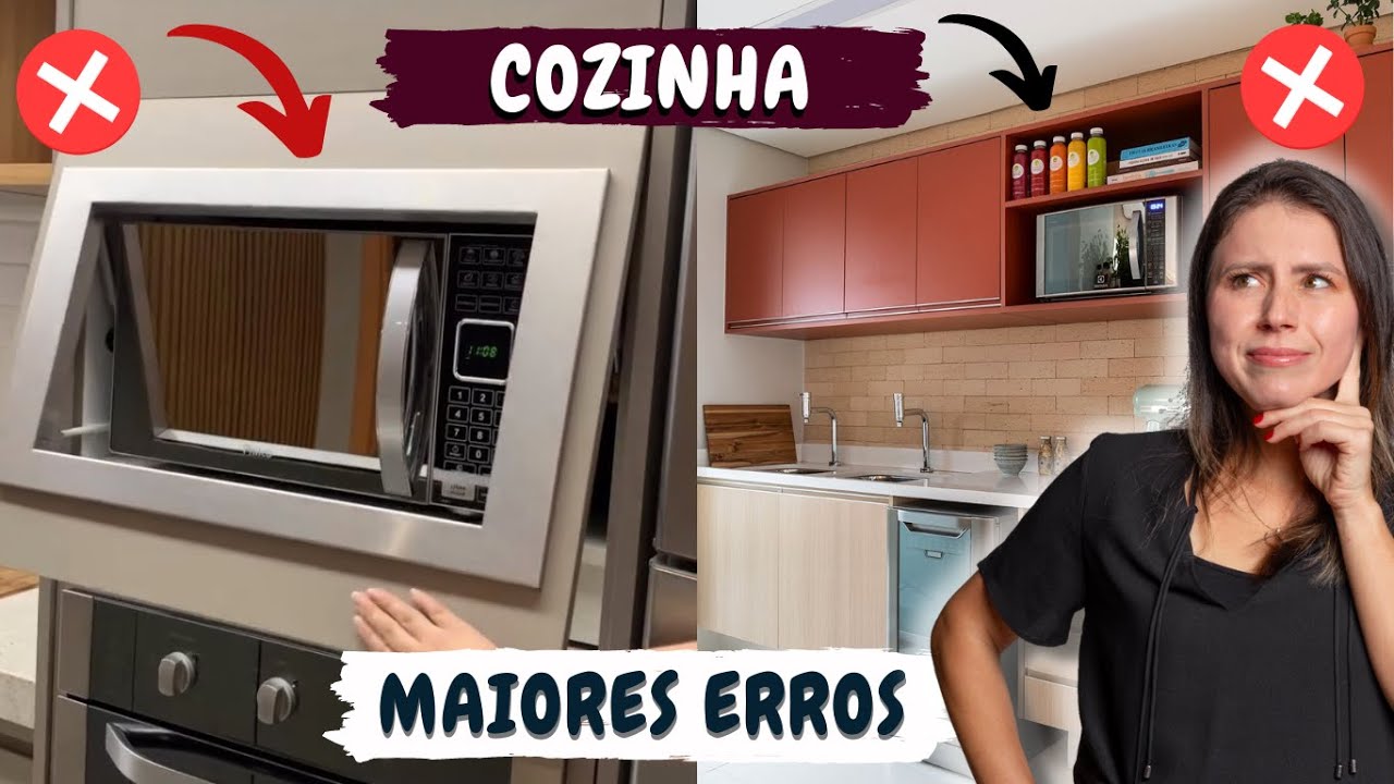 8 MAIORES ERROS PARA EVITAR NA SUA COZINHA PLANEJADA