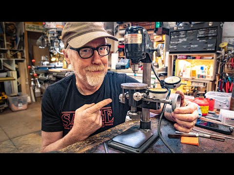 Adam Savage's New Mini Drill Press!