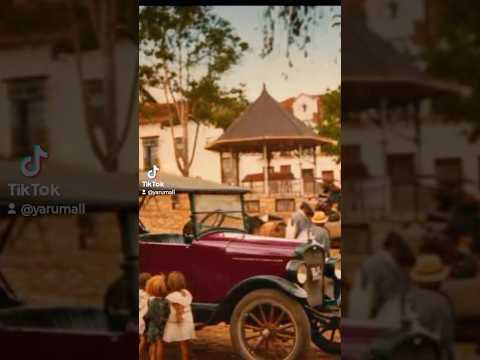 El primer carro que llegó a Yarumal Antioquia de Antaño | Fotos restauradas con IA
