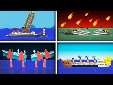 ⚓ Cursed Ships Sinking | Animation