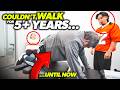 DAD WALKS AGAIN AFTER 5 YEARS MIRACLE Chiropractic Back Pain Crack Asmr Dr Tubio