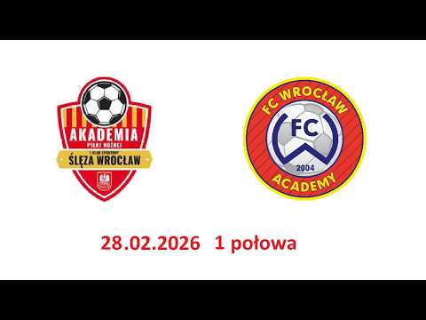 Ślęza Wrocław - FC Wrocław Academy  1 połowa