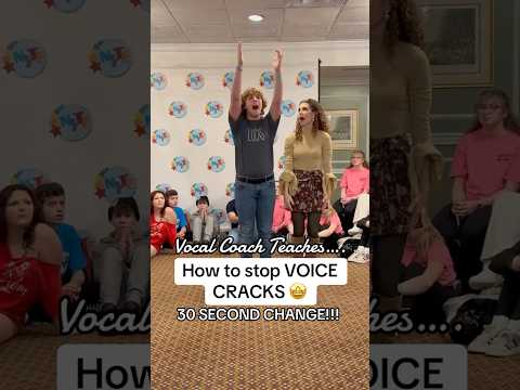 How to stop voice cracks!
