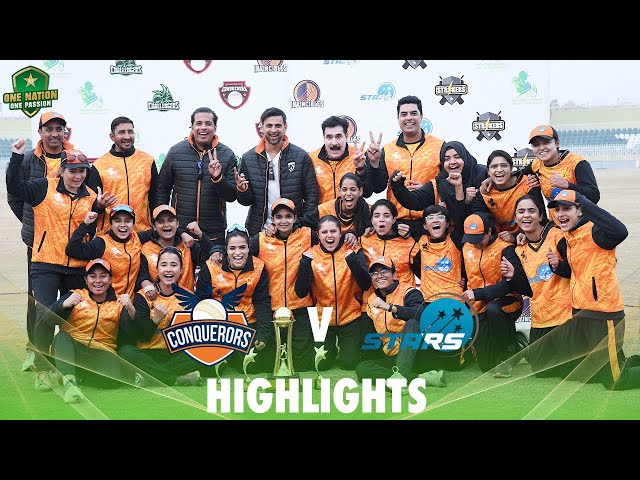 Full Highlights | Conquerors vs Stars | National Women’s One-Day Tournament 2024 | Final | PCB