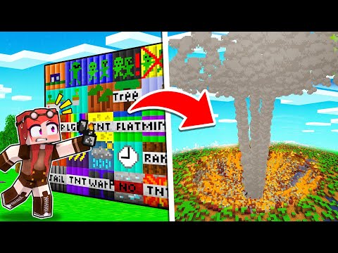 LA TNT NUCLEARE PIÙ POTENTE DISTRUGGE IL MONDO DI MINECRAFT!