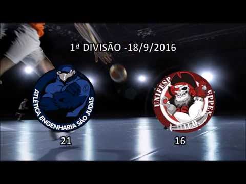ENGENHARIA USJT X EPPEN UNIFESP OSASCO- II CAMP. MASC. DE HAND. - INTERATLÉTICAS - 18/9/2016