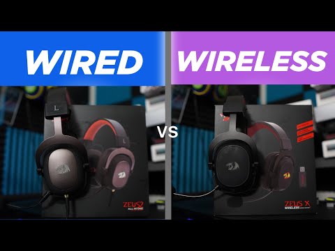 Redragon H510 Zeus and Zeus X Wireless | Wired vs Wireless Gaming Headset!