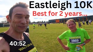 Eastleigh 10K in Vaporflys - my fastest for 2 years