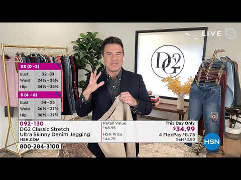 DG2 by Diane Gilman Classic Stretch Ultra Skinny Denim J...