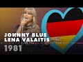 JOHNNY BLUE LENA VALAITIS Germany 1981 Eurovision Song Contest HD