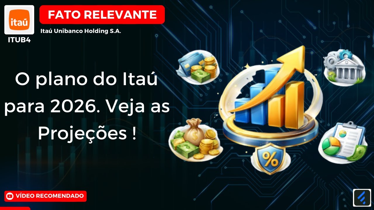 Itaú Unibanco (ITUB4) Projeta 2026: Análise do Novo Guidance e Metas de Eficiência