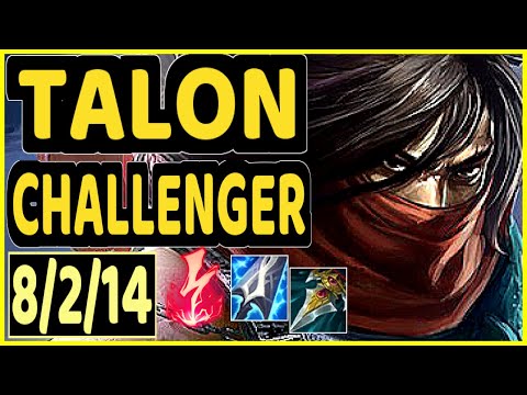 TALON - 8/2/14 KDA CHALLENGER GAMEPLAY - KR