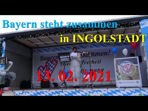 Bayern steht zusammen in Ingolstadt 2021 02 13