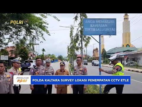 DITLANTAS POLDA KALTARA PANTAU LOKASI PENEMPATAN KAMERA ETLE