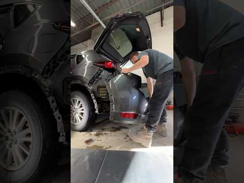 MAZDA CX 5 REAR BUMPER REMOVAL. LEARN HOW TO #bodywork #carbody #bodyshop #carexterior #paint