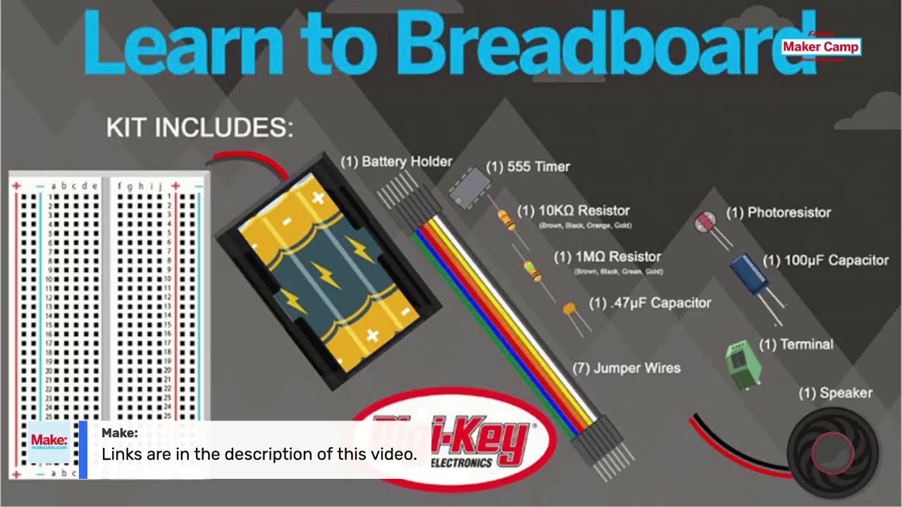 Maker Camp Live! Learn to Breadboard with DigiKey