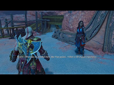 Freya is Impressed by Kratos Scene - God Of War Ragnarok