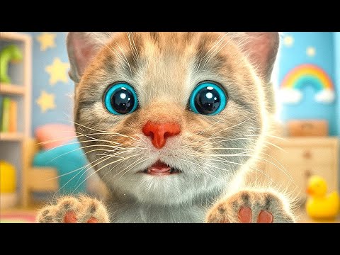 Cute Kitten Little Cat Adventure with Kitten🐱Play Fun Pet Care✨Preschool Educational games for kids