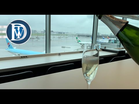 Excursão ao JAL Sakura Lounge no Aeroporto de Tóquio Haneda