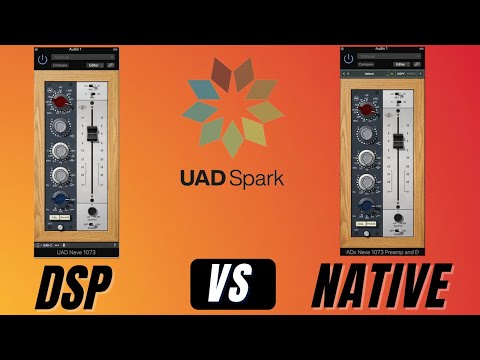 UAD Neve 1073 DSP vs Native | UAD Spark Demo