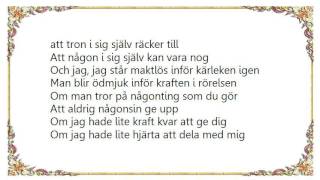 Kent - Vals För Satan Din Vän Pessimisten Lyrics