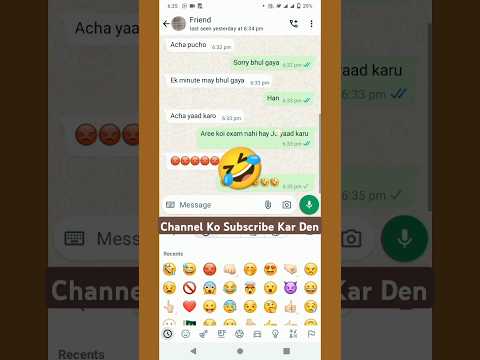 Prank With Best Friend On WhatsApp #shorts #prank #chatting
