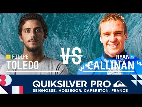 Toledo vs. Callinan - Round Three, Heat 6 - Quiksilver Pro France 2018