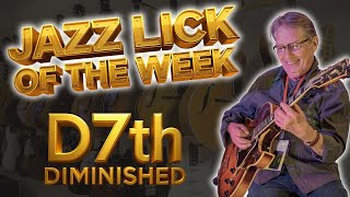 Jazz Guitar Lick of the Week – D7 Diminished Magic!