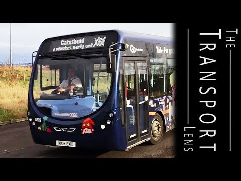 Go North East Buses at Gateshead Metrocentre - February 2017 Part 1