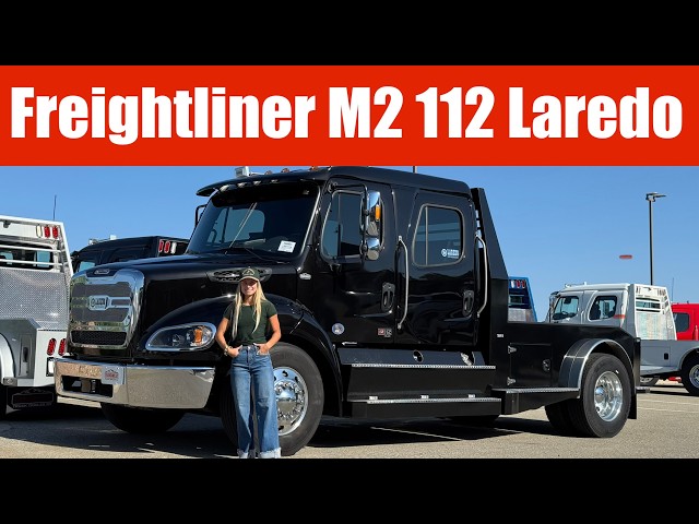 Preview image of Freightliner M2 112 Laredo Hauler Semi Truck In Disguise youtube video