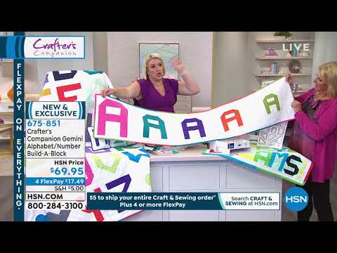 Crafter's Companion Gemini Alphabet and Number BuildABlo...