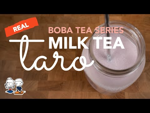 Fresh Taro Milk Tea from Scratch | Boba Tea Series