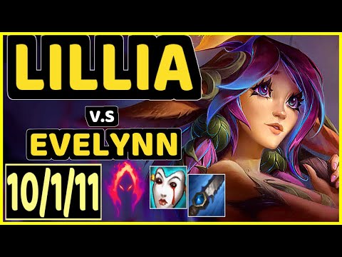 CINKROF (LILLIA) vs EVELYNN - 10/1/11 KDA JUNGLE GAMEPLAY - EUW Ranked GRANDMASTER