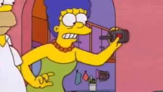 Sideshow Bob- Marge shocks Bob and Homer  tries to