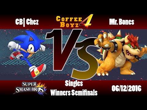 CB4 Singles - CB| Chez (Sonic) Vs. Mr. Bones (Bowser) SSB4 Winners Semifinals