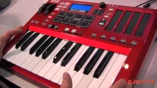 Video thumbnail for Akai Max 25 Keyboard @NAMM 2013 With DJkit.tv by djkit®