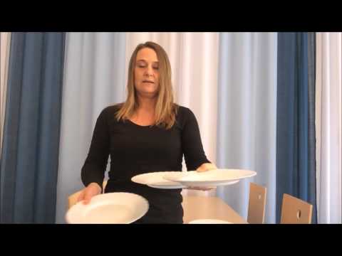 Hur man bär tallrikar Fria Läroverken Norrköping