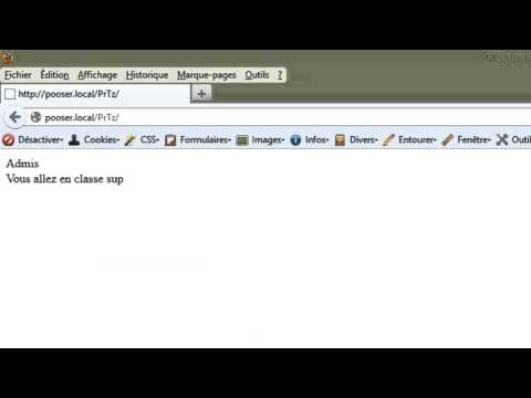 PHP 11 Les booléens et les conditions suite