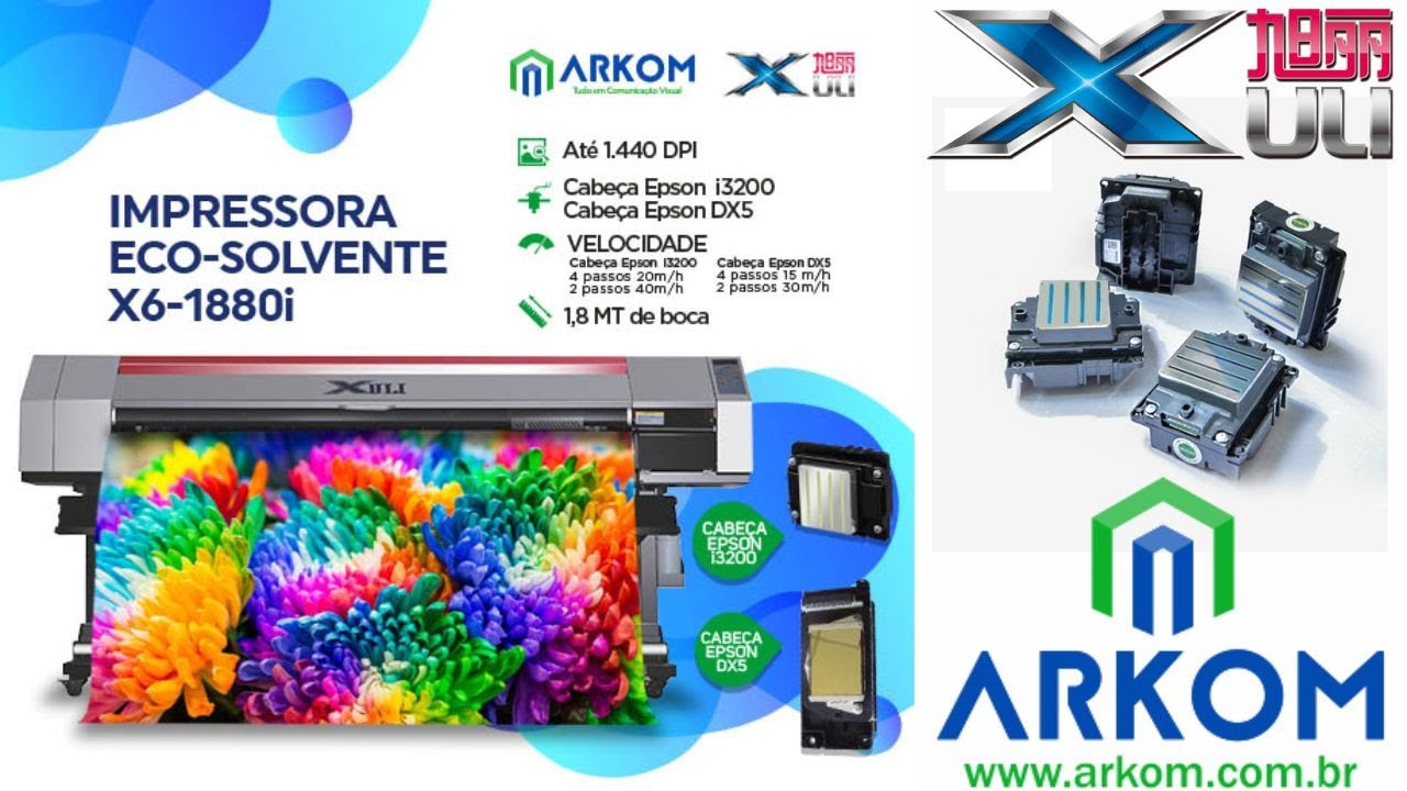 Comparativo XULI com as cabeças Precision Core i3200-E1 vs XULI DX5.