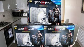 GIVING AWAY 3x PS4 PRO God of War Limited Edition Consoles & NEW MERCH