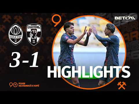 FK Shakhtar Donetsk 3-1 FK Obolon-Brovar Kyiv