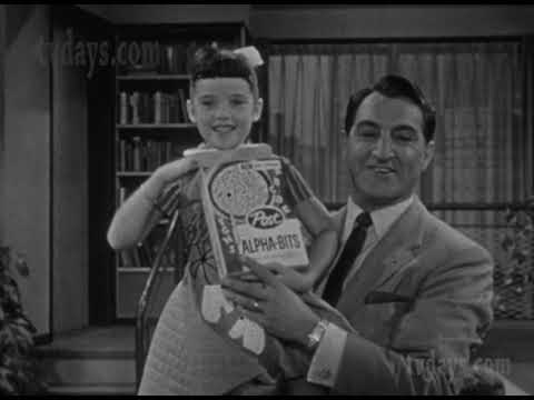 The Danny Thomas Show with Cast Members promoting  ALPHA BITS part 1