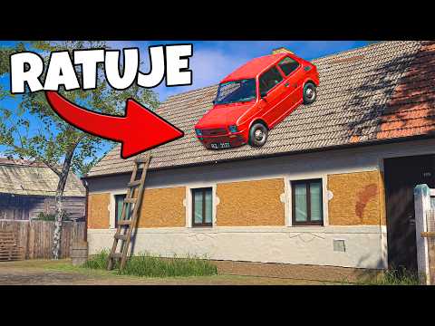 ❄️ RATUJE SĄSIADA Z DACHU?! | AUTO FUSZERKA |