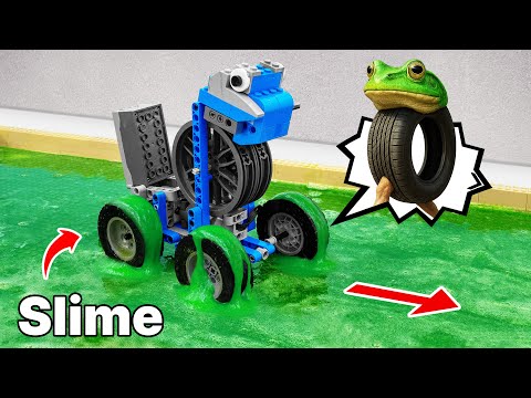 5 LEGO Italian Brainrot Car vs 4 Obstacles | FM LEGO Technic