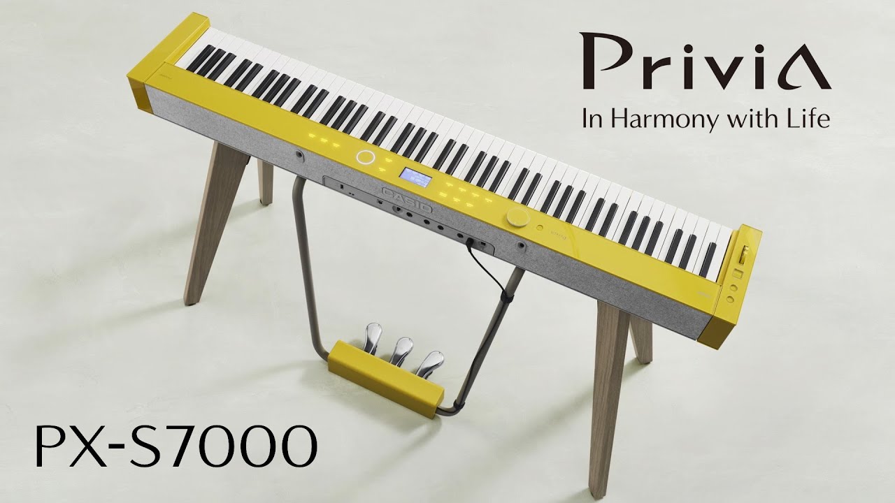 Casio E-Piano Privia PX-S7000 Harmonious Mustard SET