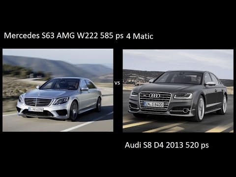 Mercedes Benz S 63 Amg 4matic Vs Audi S8 Speedometer Battle Autoevolution
